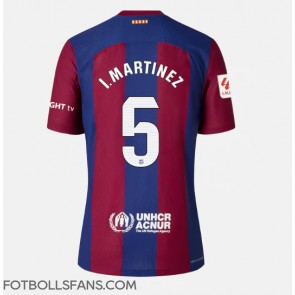 Barcelona Inigo Martinez #5 Replika Hemmatröja Damer 2023-24 Kortärmad